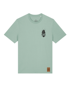 bio-unisex-medium fit-tshirt-cockroach ranch (backprint)-sttu169-eukalyptus-front