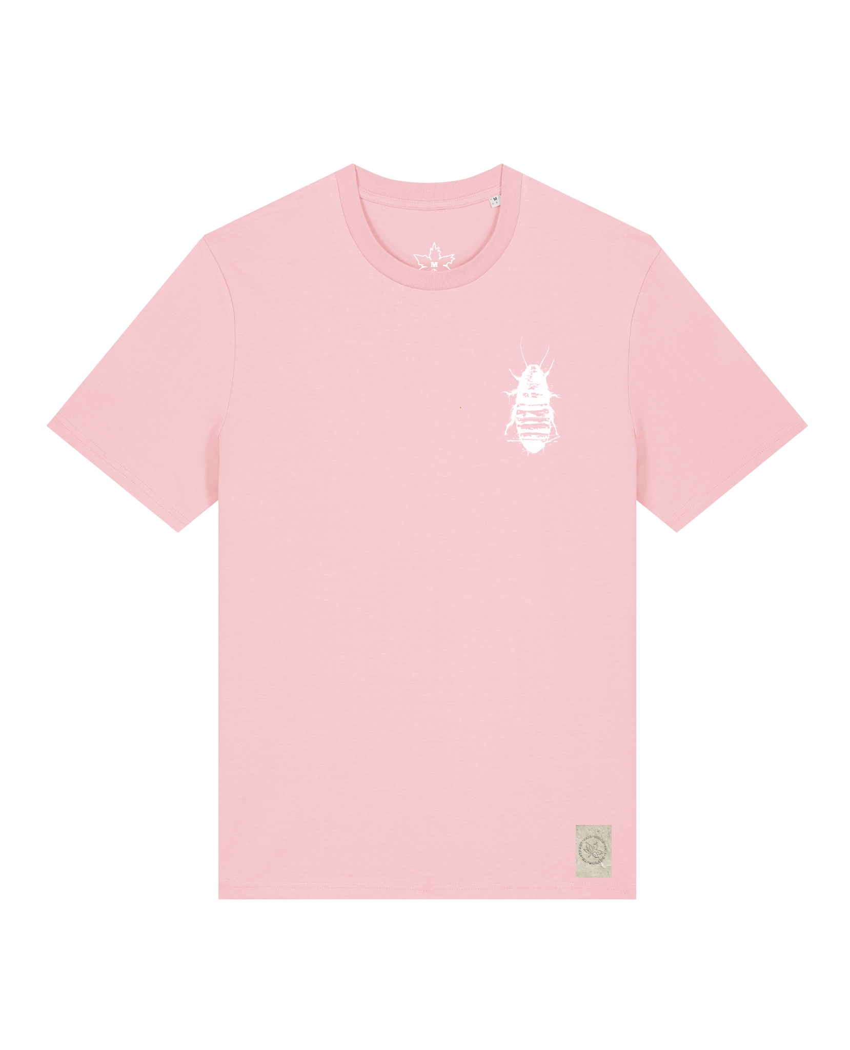 bio-unisex-medium fit-tshirt-cockroach ranch (backprint)-sttu169-flamingo-front