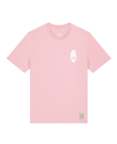 bio-unisex-medium fit-tshirt-cockroach ranch (backprint)-sttu169-flamingo-front