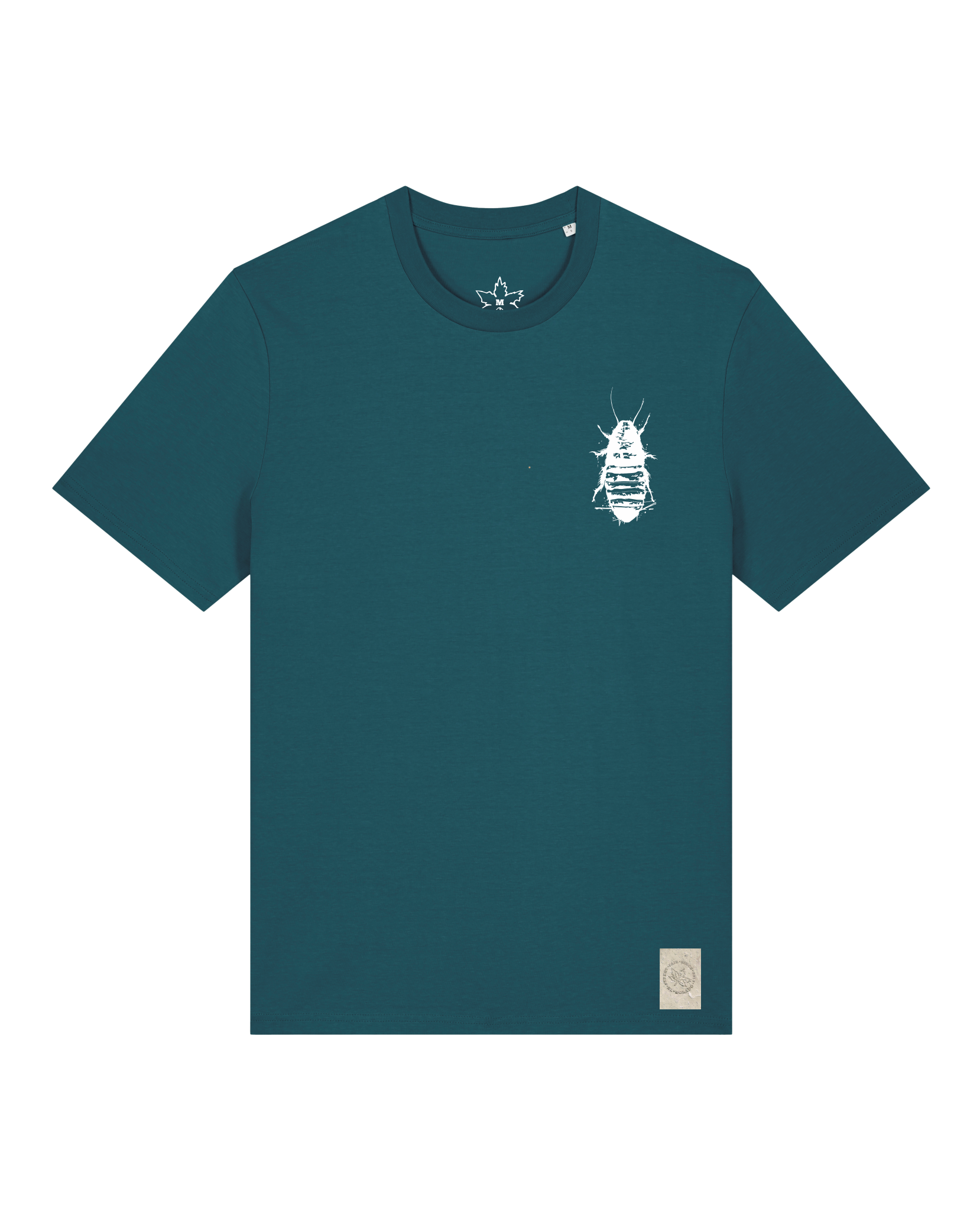 bio-unisex-medium fit-tshirt-cockroach ranch (backprint)-sttu169-nordmanntanne-front