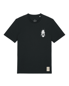 bio-unisex-medium fit-tshirt-cockroach ranch (backprint)-sttu169-schwarz-front