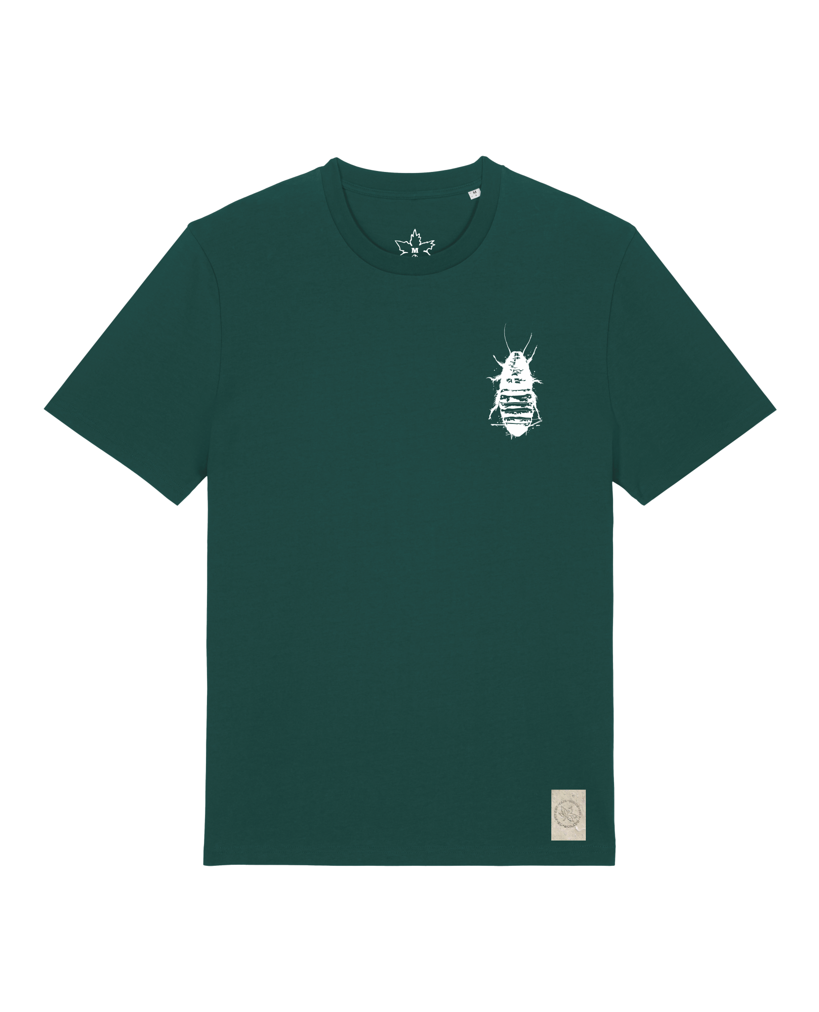 bio-unisex-medium fit-tshirt-cockroach ranch (backprint)-sttu169-spirulina-front