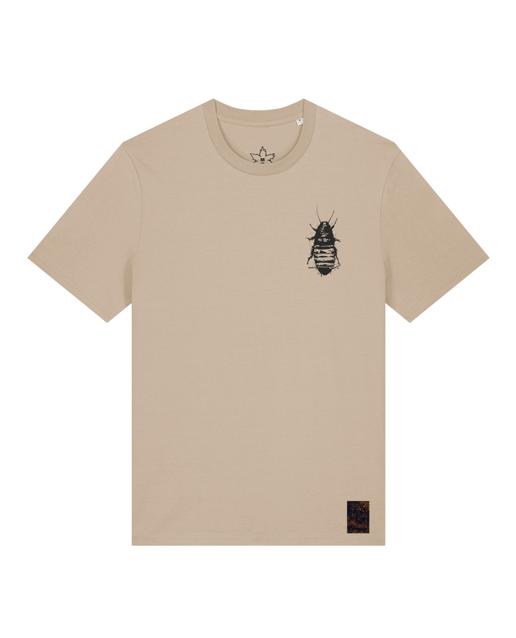 bio-unisex-medium fit-tshirt-cockroach ranch (backprint)-sttu169-treibsand-front