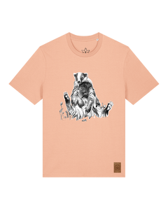 bio-unisex-medium fit-tshirt-dachs-sttu169-agyptische keramik-front