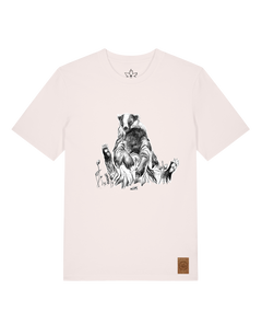 bio-unisex-medium fit-tshirt-dachs-sttu169-baumwollblute-front