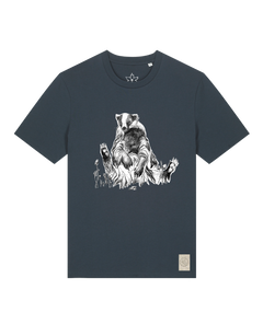 bio-unisex-medium fit-tshirt-dachs-sttu169-blaubeernacht-front