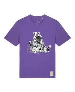 bio-unisex-medium fit-tshirt-dachs-sttu169-blaukraut-front