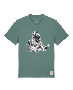 bio-unisex-medium fit-tshirt-dachs-sttu169-blautanne-front