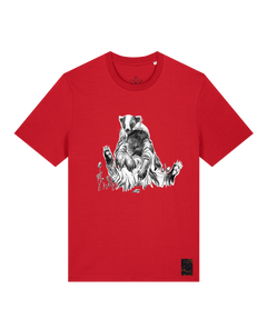 bio-unisex-medium fit-tshirt-dachs-sttu169-erdbeere-front