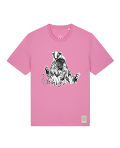 bio-unisex-medium fit-tshirt-dachs-sttu169-kaugummi-front