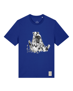 bio-unisex-medium fit-tshirt-dachs-sttu169-kornblume-front