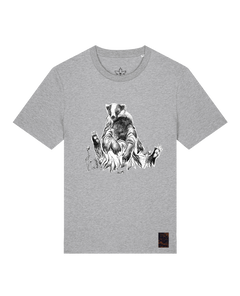 bio-unisex-medium fit-tshirt-dachs-sttu169-mausgrau-front