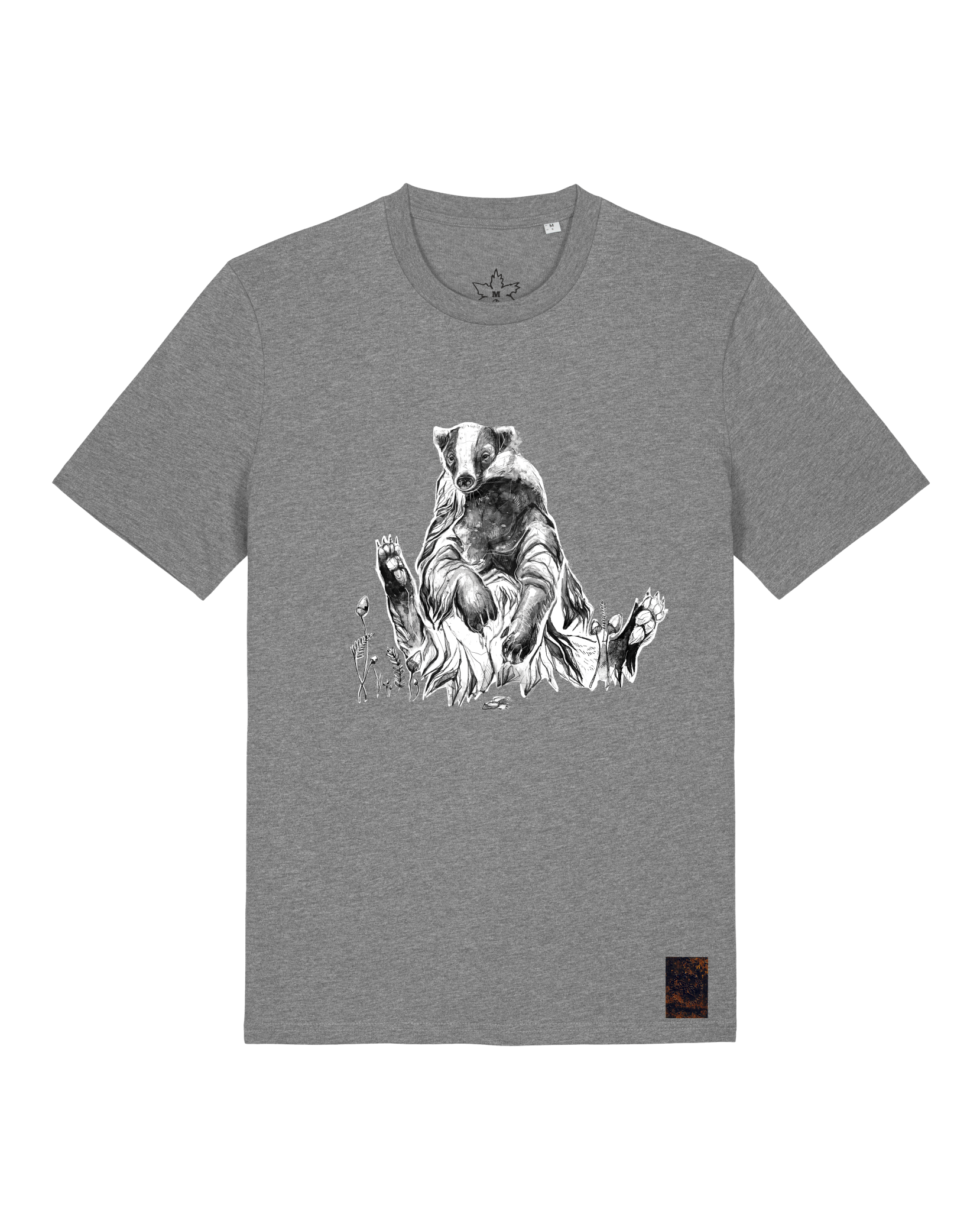 bio-unisex-medium fit-tshirt-dachs-sttu169-opossum-front