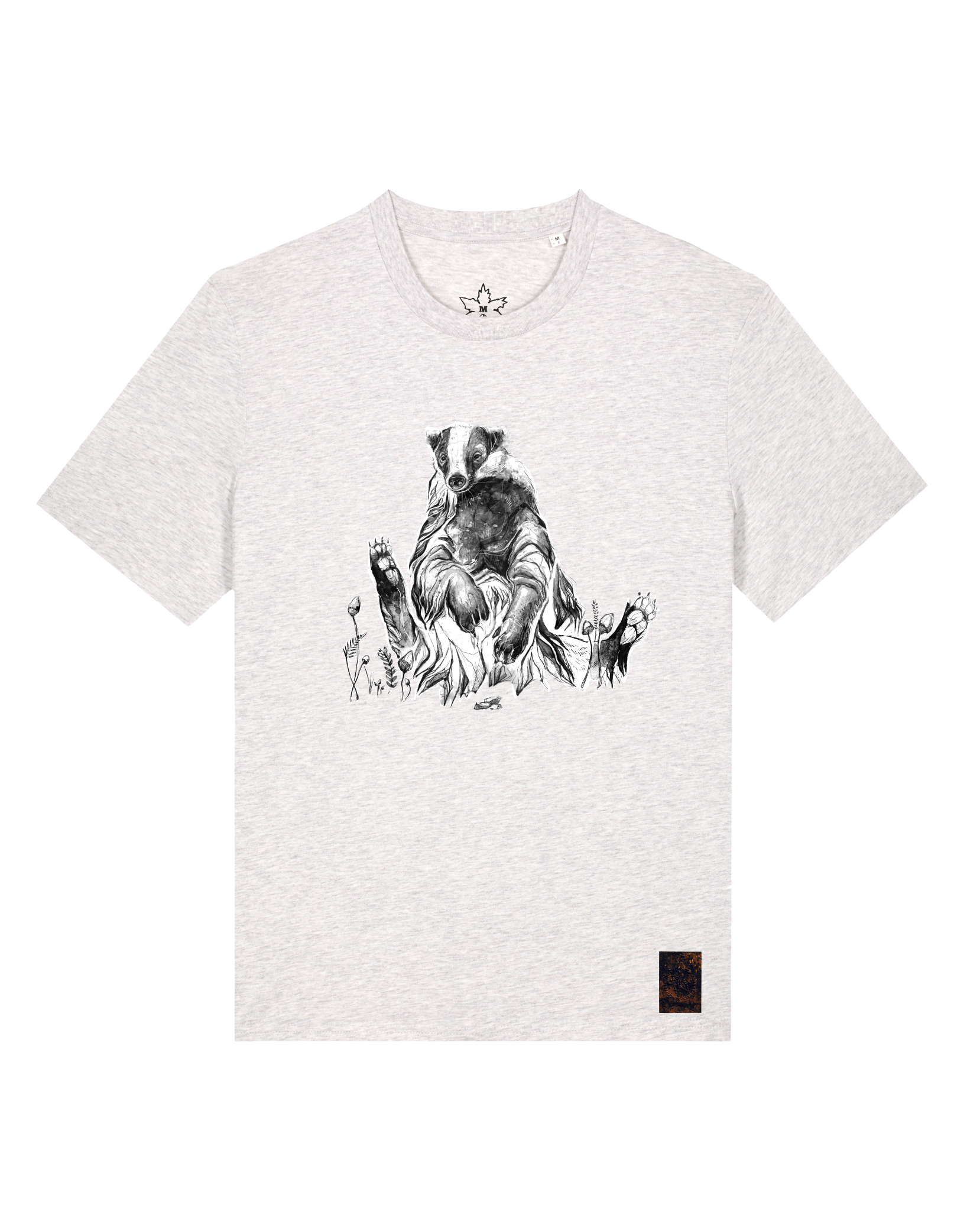 bio-unisex-medium fit-tshirt-dachs-sttu169-rennmaus-front