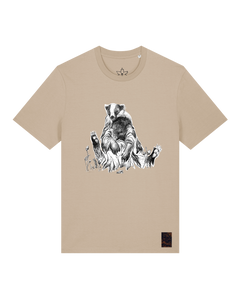 bio-unisex-medium fit-tshirt-dachs-sttu169-treibsand-front