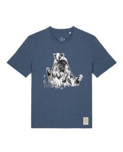 bio-unisex-medium fit-tshirt-dachs-sttu169-walblau-front