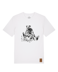 bio-unisex-medium fit-tshirt-dachs-sttu169-weiß-front