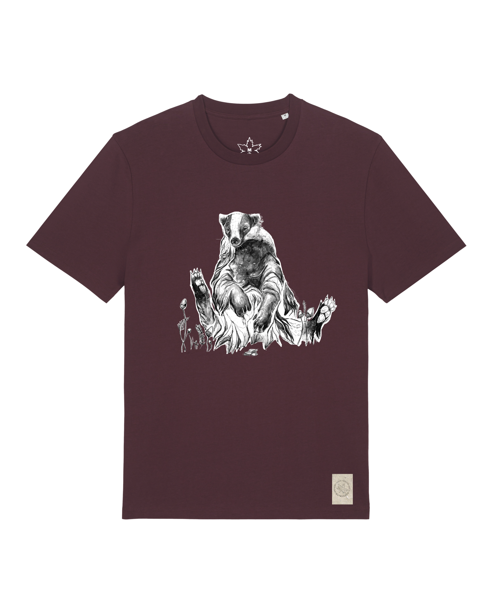 bio-unisex-medium fit-tshirt-dachs-sttu169-zartbitter-front