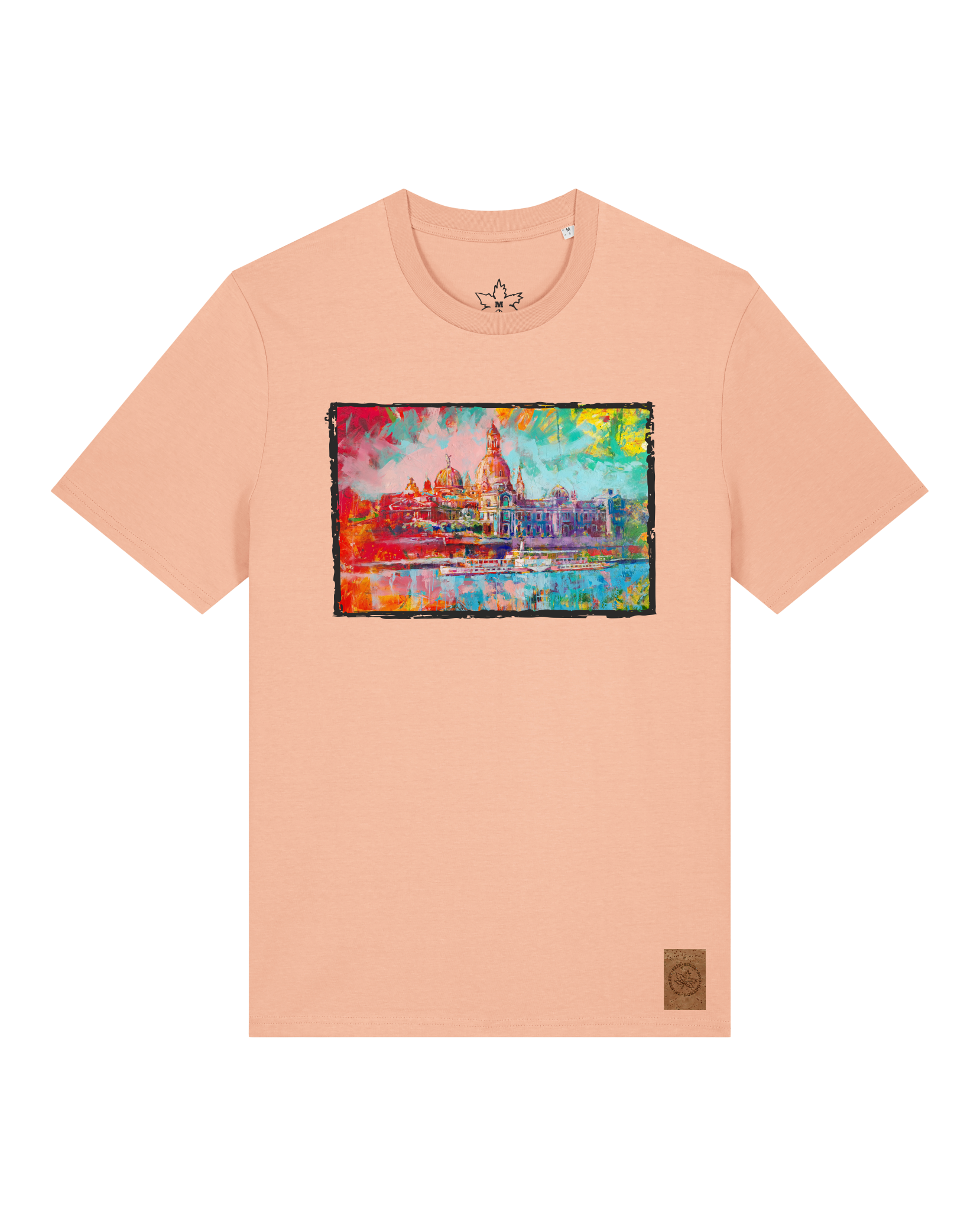 bio-unisex-medium fit-tshirt-dresden-sttu169-agyptische keramik-front