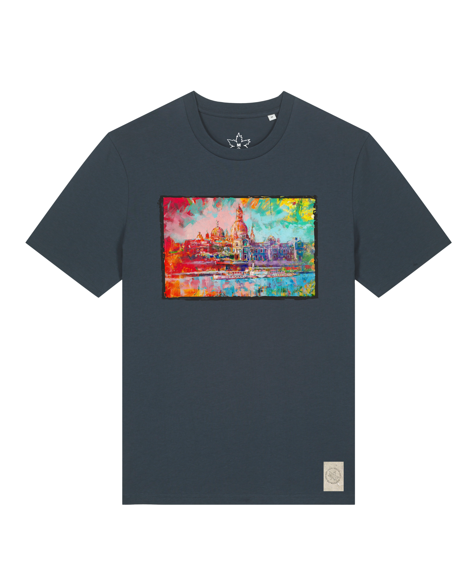 bio-unisex-medium fit-tshirt-dresden-sttu169-blaubeernacht-front