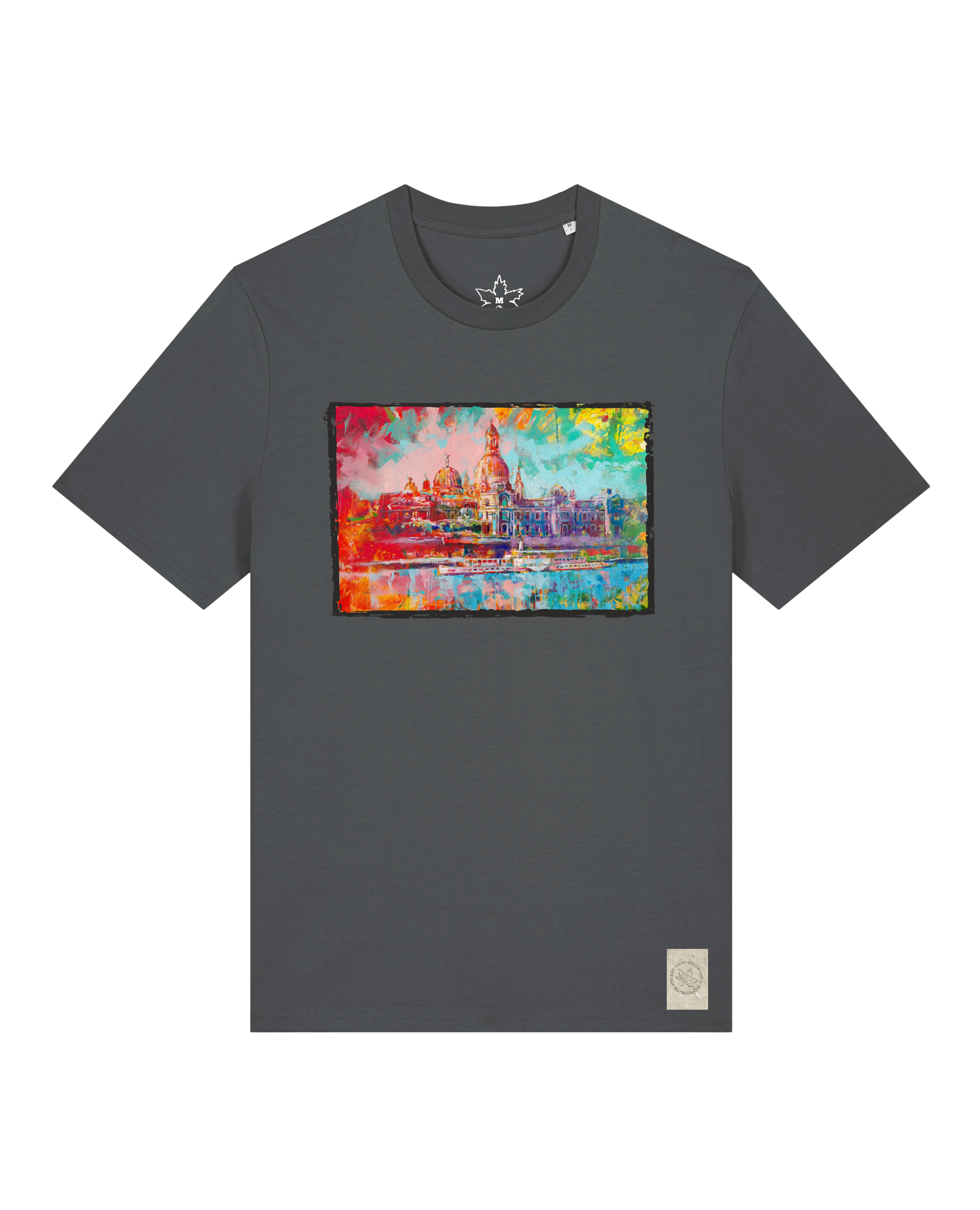 bio-unisex-medium fit-tshirt-dresden-sttu169-eisen-front