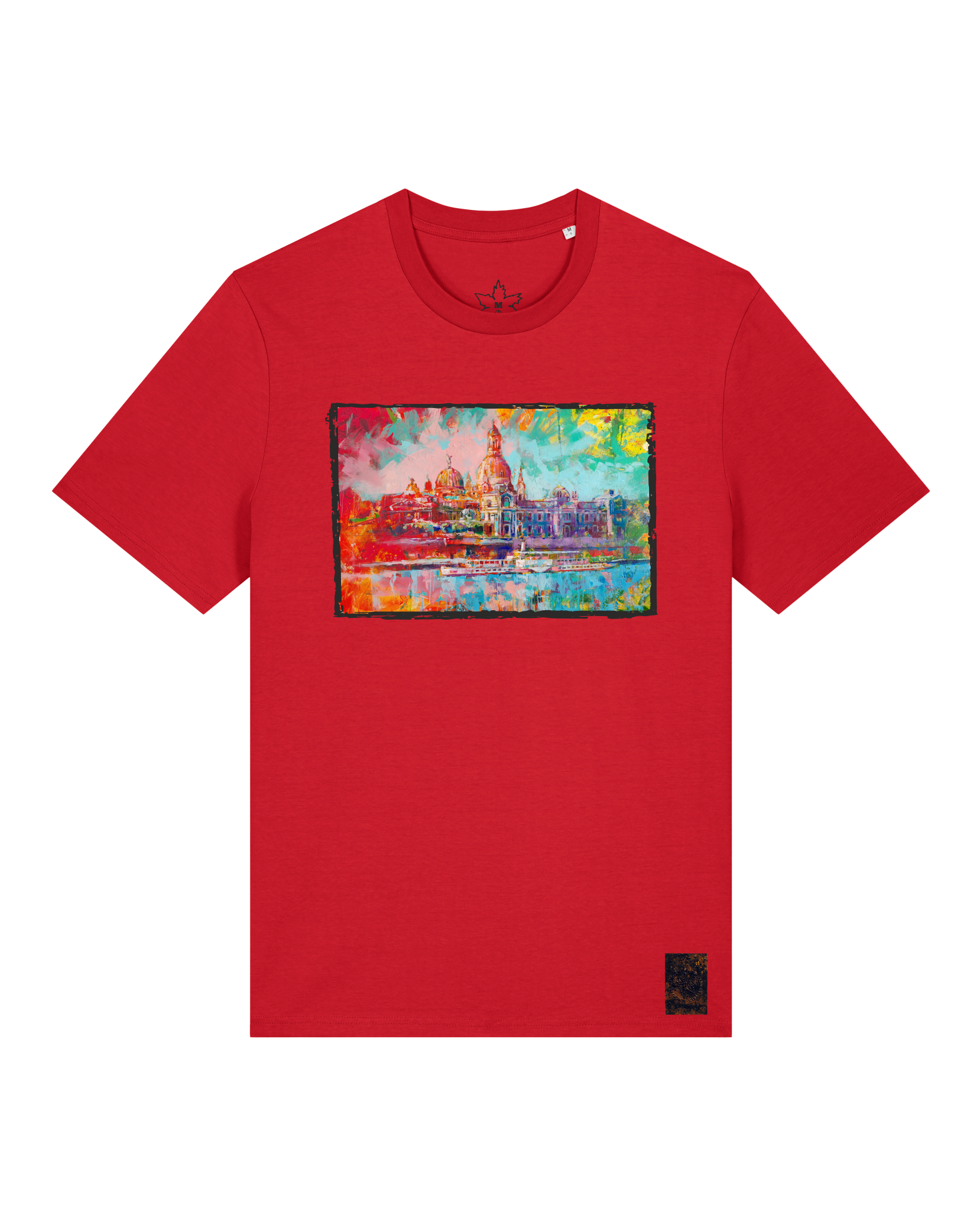 bio-unisex-medium fit-tshirt-dresden-sttu169-erdbeere-front