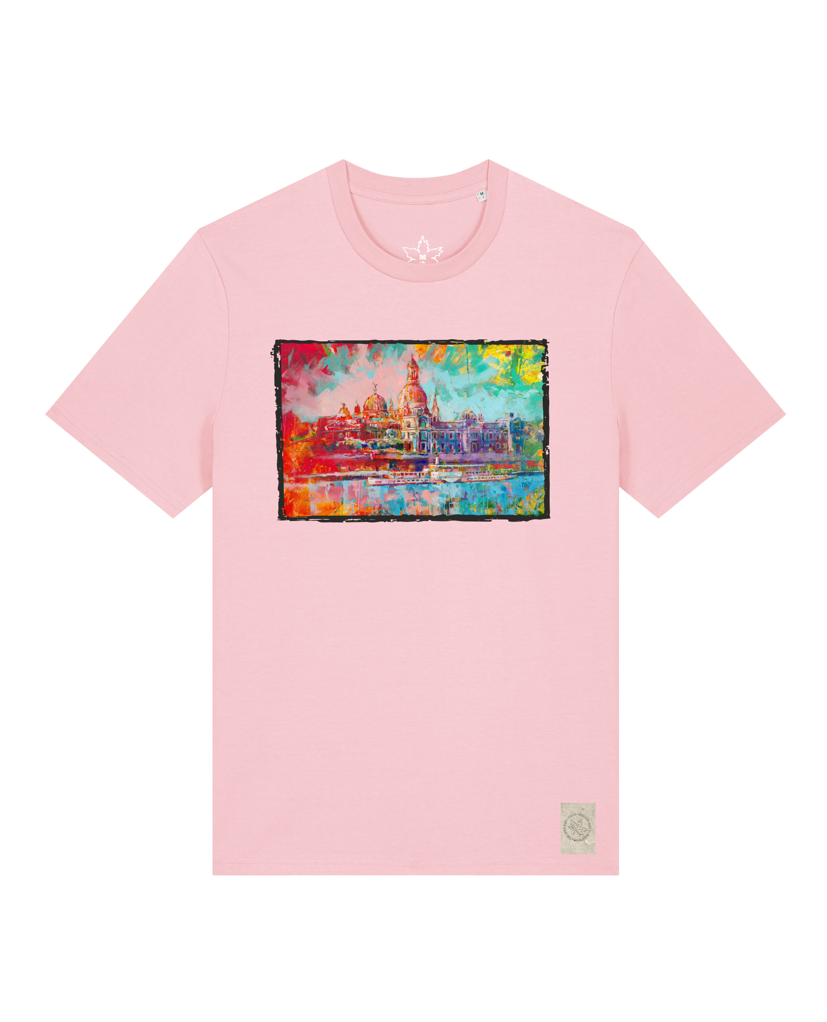 bio-unisex-medium fit-tshirt-dresden-sttu169-flamingo-front