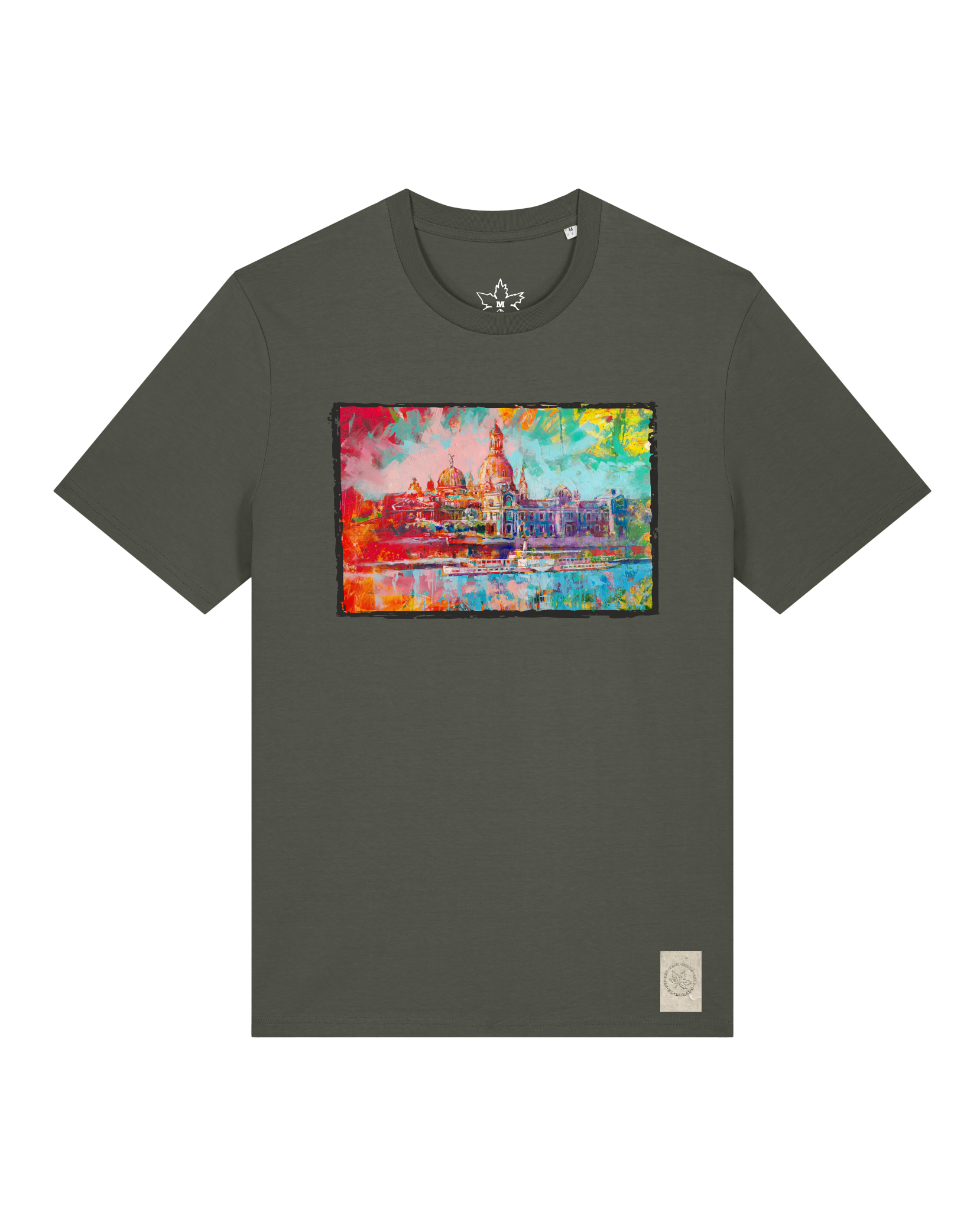 bio-unisex-medium fit-tshirt-dresden-sttu169-grunkohl-front