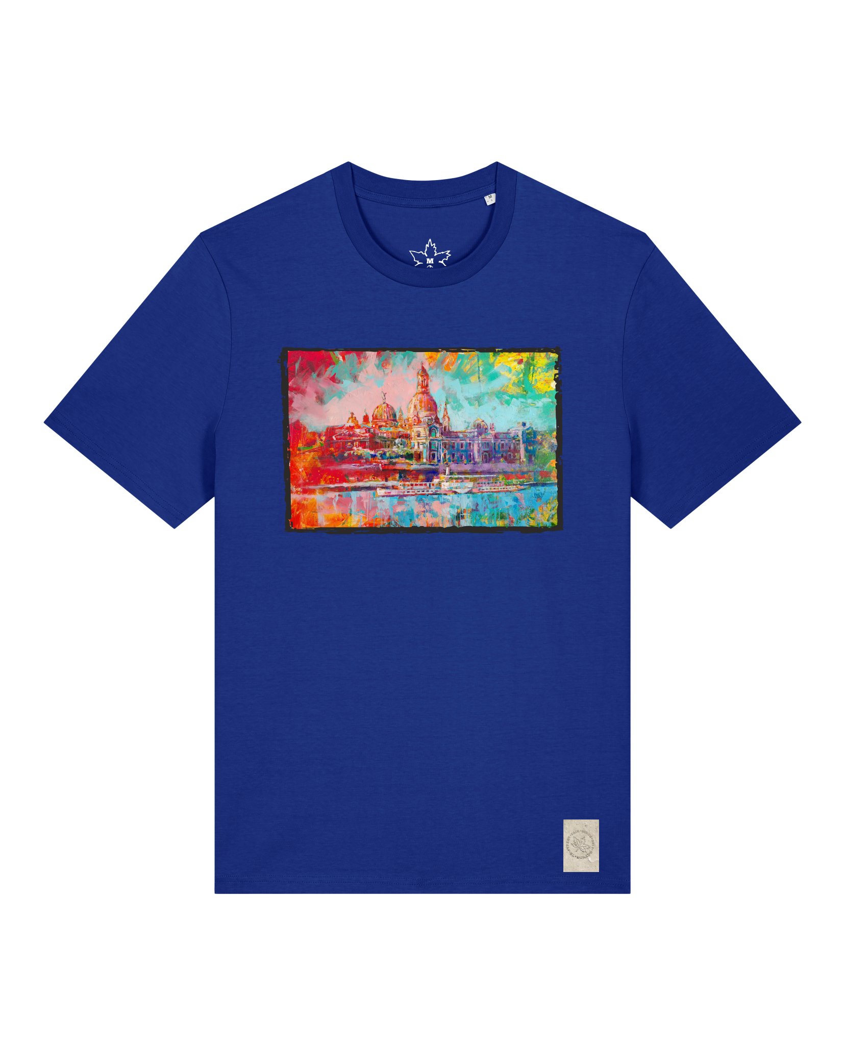 bio-unisex-medium fit-tshirt-dresden-sttu169-kornblume-front