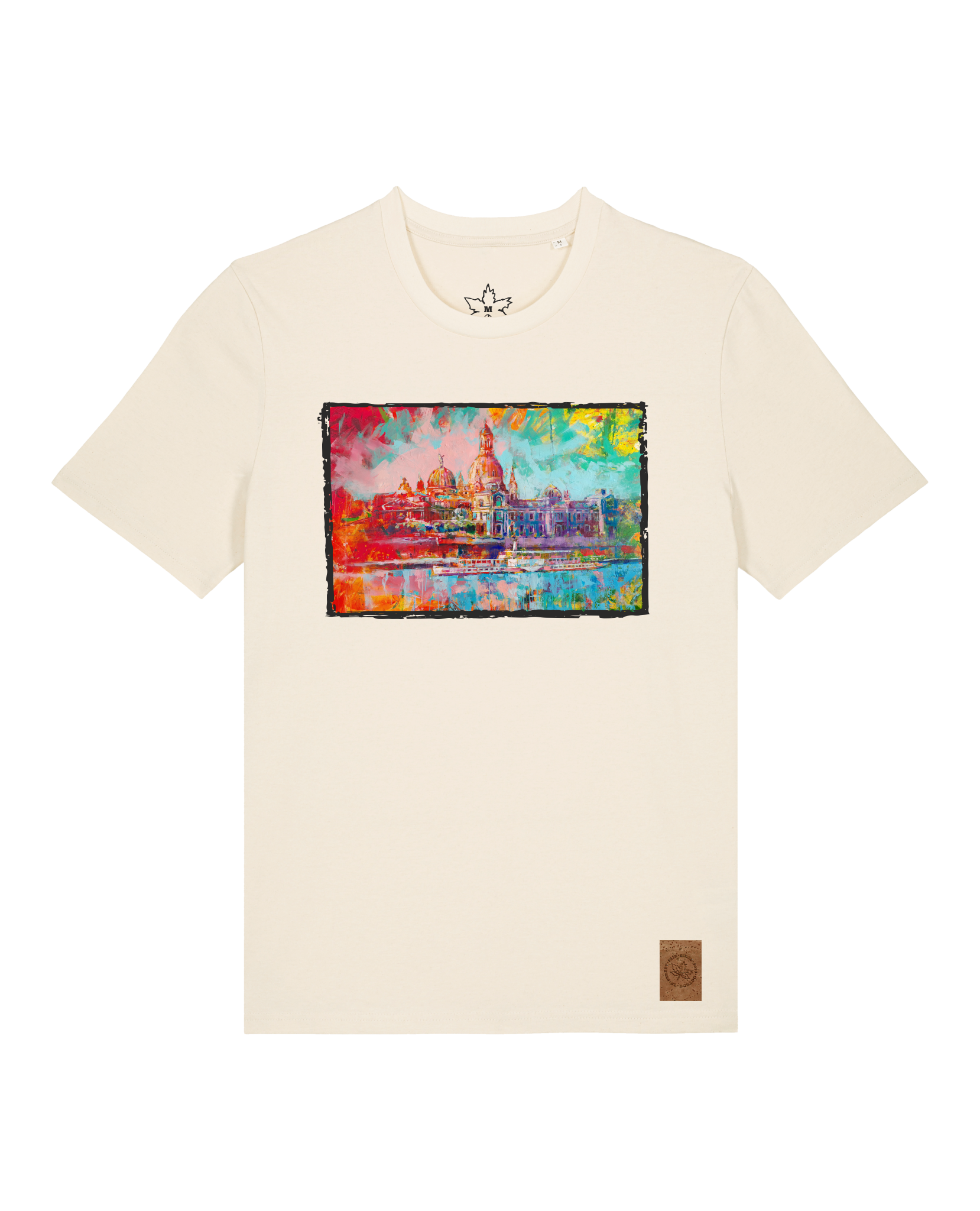 bio-unisex-medium fit-tshirt-dresden-sttu169-natur-front