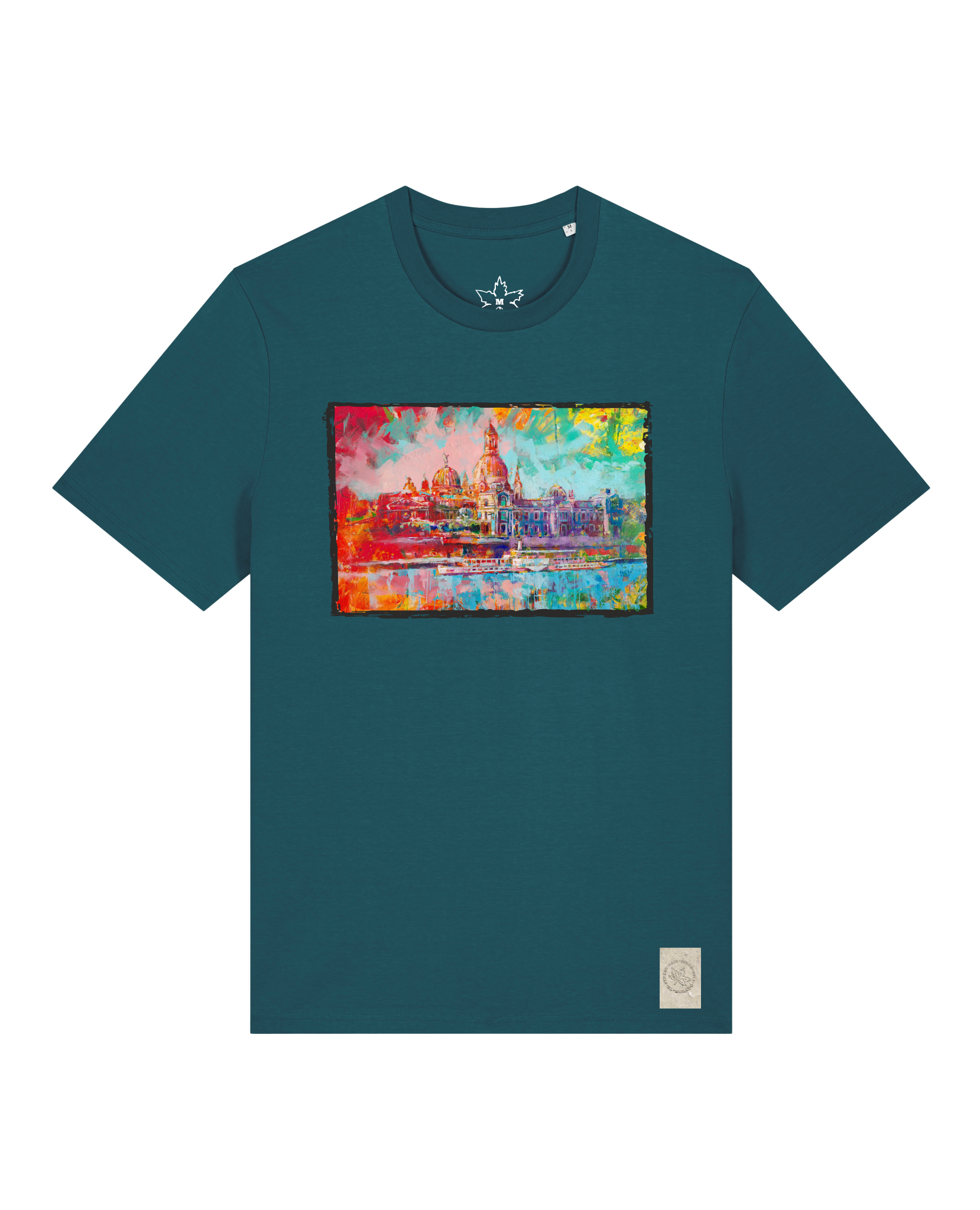 bio-unisex-medium fit-tshirt-dresden-sttu169-nordmanntanne-front