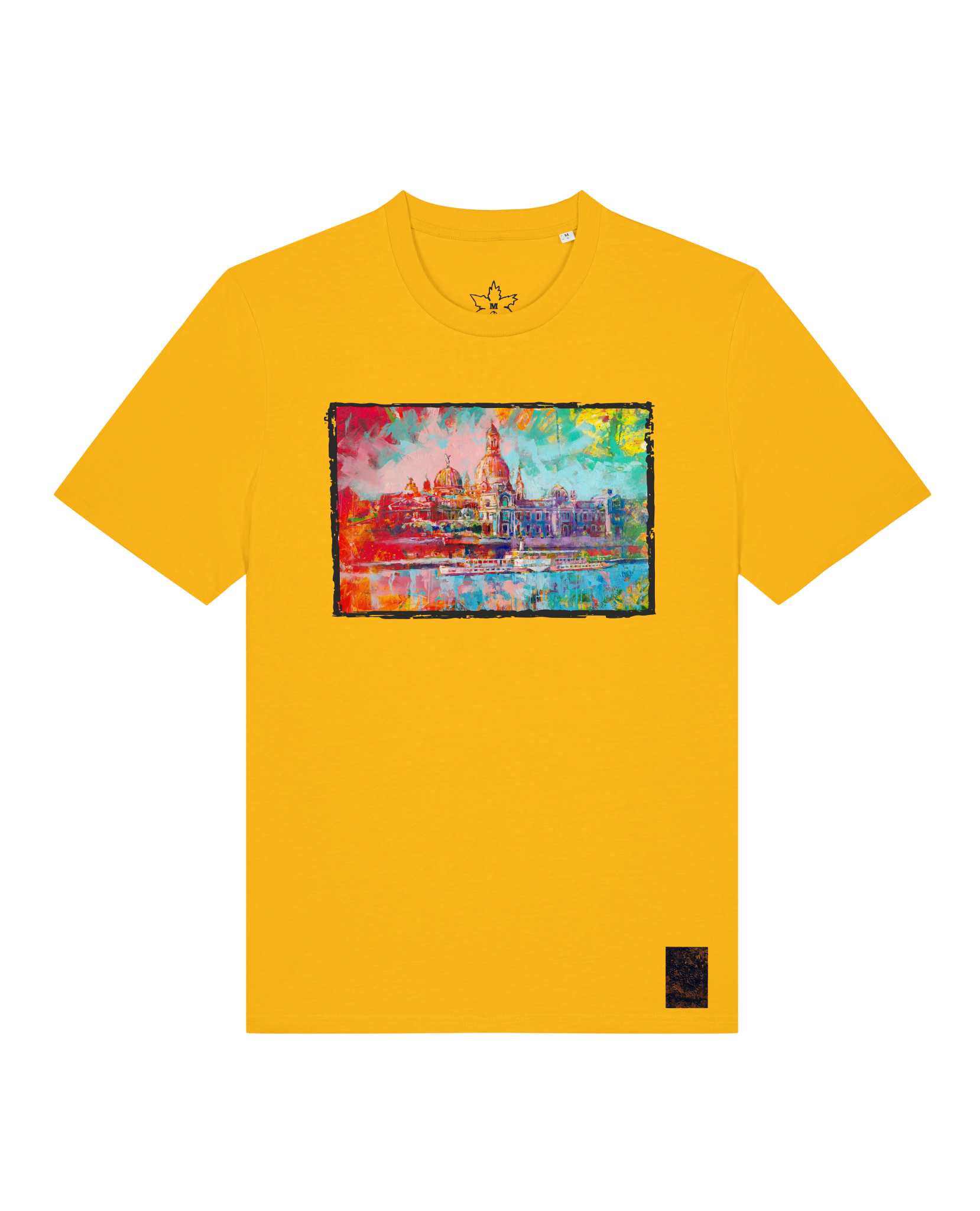 bio-unisex-medium fit-tshirt-dresden-sttu169-sonnenblume-front