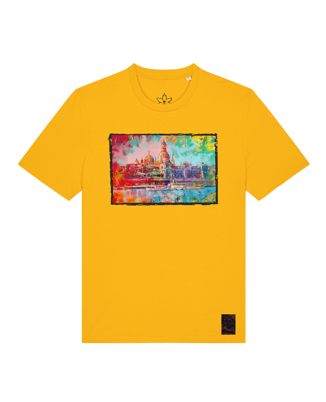 bio-unisex-medium fit-tshirt-dresden-sttu169-sonnenblume-front