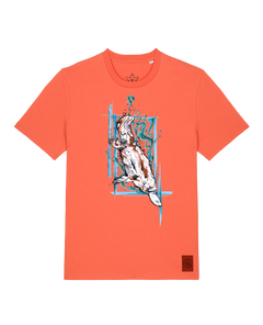 bio-unisex-medium fit-tshirt-duckbilly platy-sttu169-mandarine-front