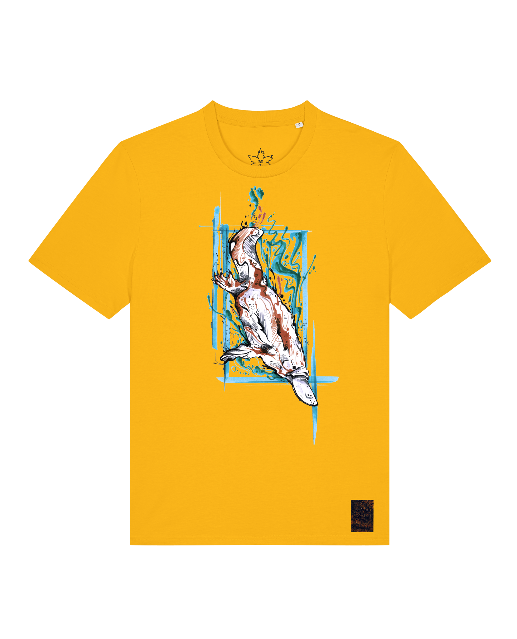 bio-unisex-medium fit-tshirt-duckbilly platy-sttu169-sonnenblume-front