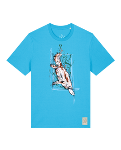 bio-unisex-medium fit-tshirt-duckbilly platy-sttu169-wasserblau-front