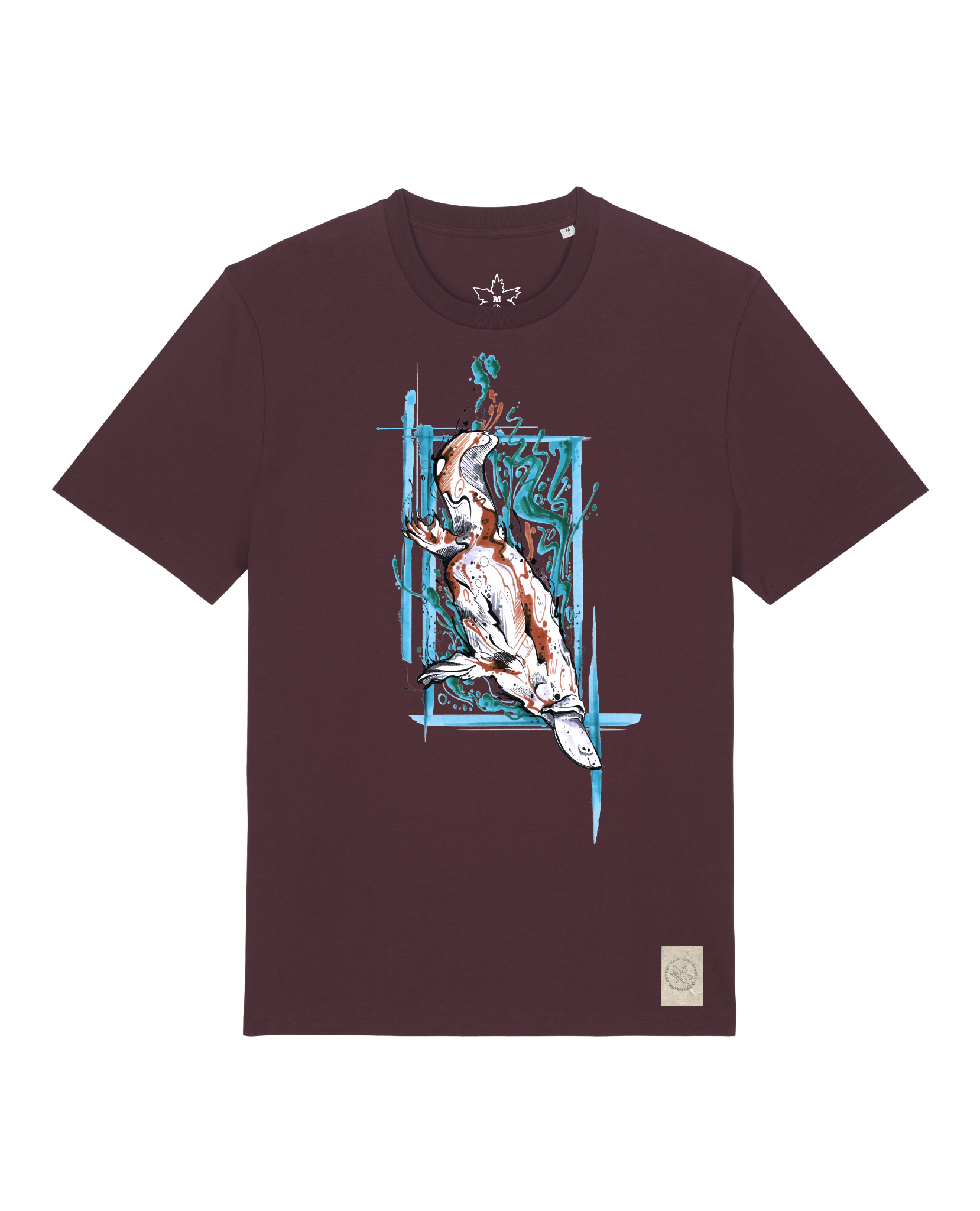bio-unisex-medium fit-tshirt-duckbilly platy-sttu169-zartbitter-front