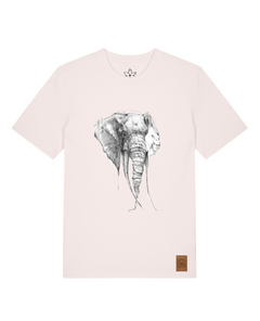 bio-unisex-medium fit-tshirt-elefant-sttu169-baumwollblute-front