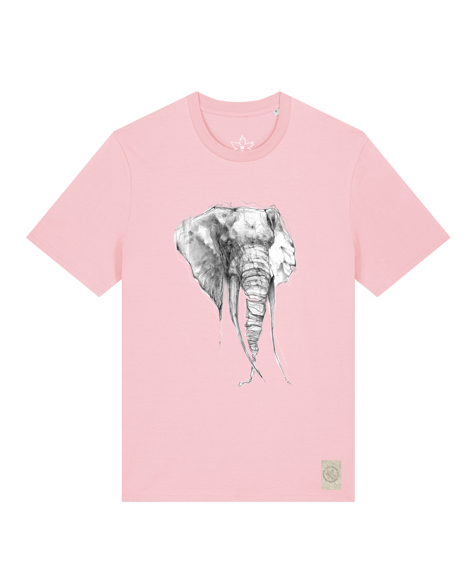 bio-unisex-medium fit-tshirt-elefant-sttu169-flamingo-front