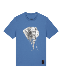 bio-unisex-medium fit-tshirt-elefant-sttu169-hortensie-front