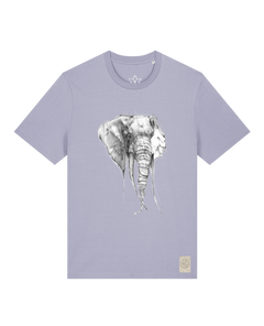 bio-unisex-medium fit-tshirt-elefant-sttu169-lavender-front