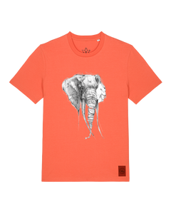 bio-unisex-medium fit-tshirt-elefant-sttu169-mandarine-front