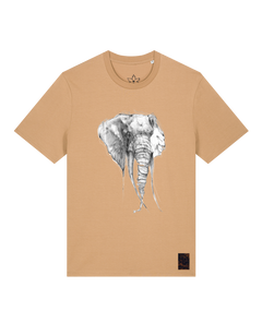 bio-unisex-medium fit-tshirt-elefant-sttu169-meersand-front