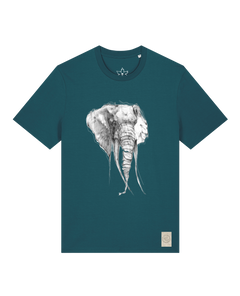 bio-unisex-medium fit-tshirt-elefant-sttu169-nordmanntanne-front
