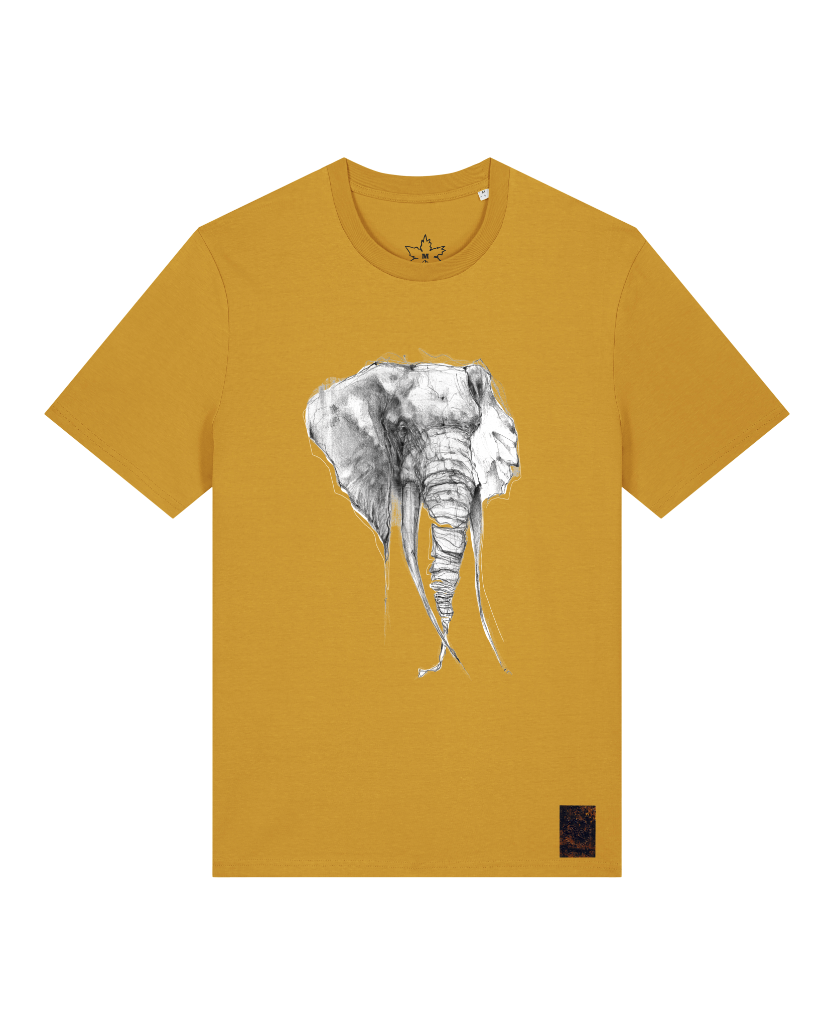 bio-unisex-medium fit-tshirt-elefant-sttu169-senf-front