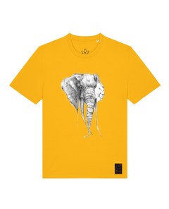 bio-unisex-medium fit-tshirt-elefant-sttu169-sonnenblume-front