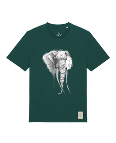 bio-unisex-medium fit-tshirt-elefant-sttu169-spirulina-front