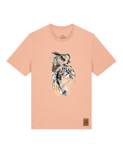 bio-unisex-medium fit-tshirt-eule-sttu169-agyptische keramik-front