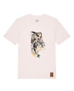 bio-unisex-medium fit-tshirt-eule-sttu169-baumwollblute-front