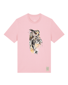 bio-unisex-medium fit-tshirt-eule-sttu169-flamingo-front